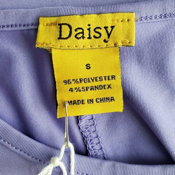 DAISY NWT Purple High Neck Racerback High Slit Sexy Maxi Dress BodyCon Size S - Picture 5 of 12